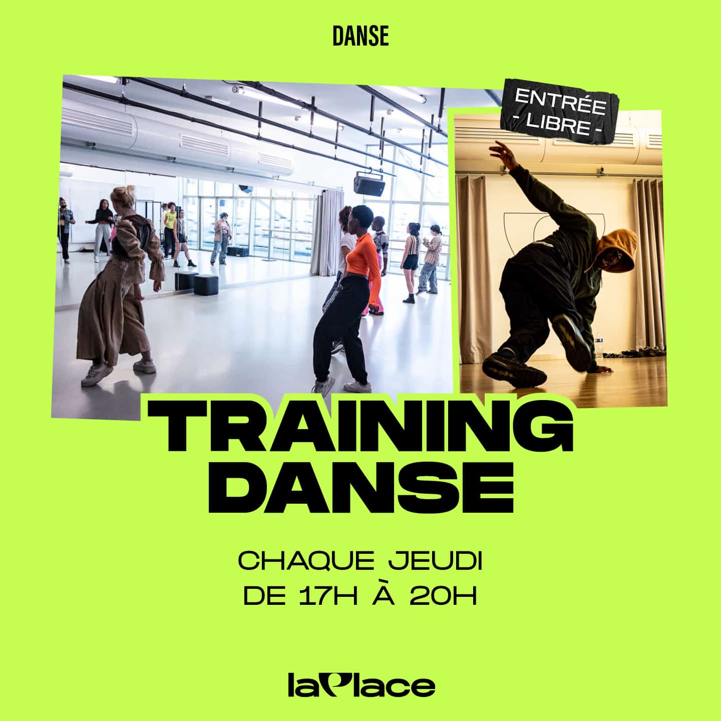 Training Place Rogo C'est le retour des Training libre ! — La Place Paris