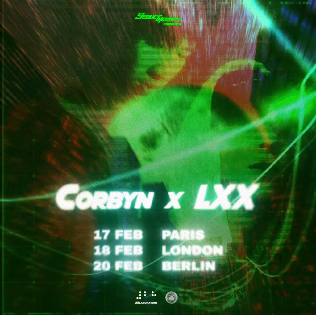 Corbyn x LXX european tour