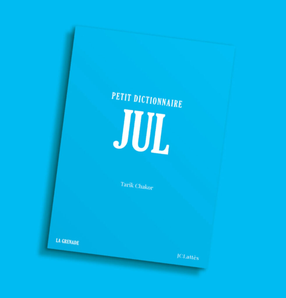 Jul, petit dictionnaire - mockup livre